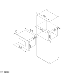 Lò Vi Sóng Malloca MW-927DE
